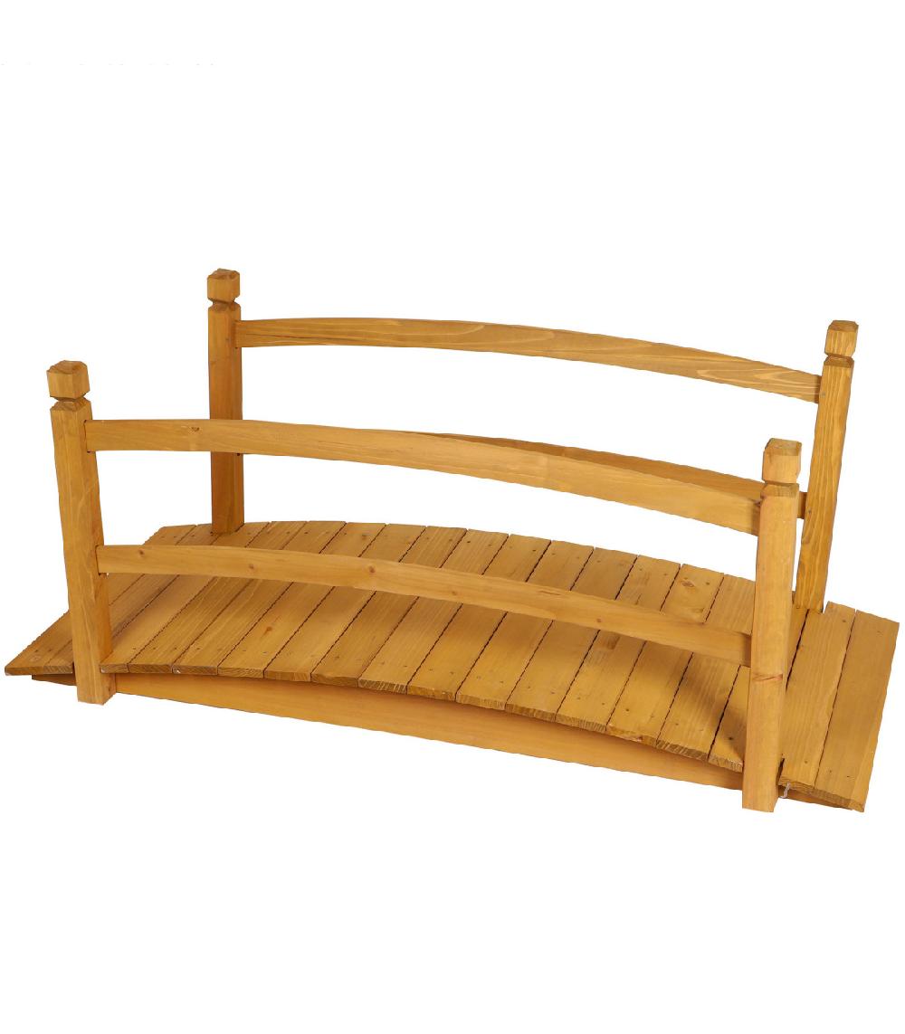 wadiga Pont de jardin en bois 145x60x60cm
