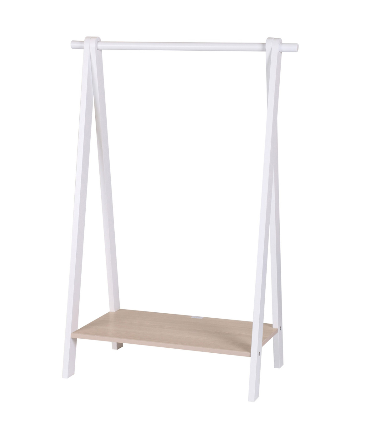 wadiga Portant Vêtements en Bois Chambre Enfant