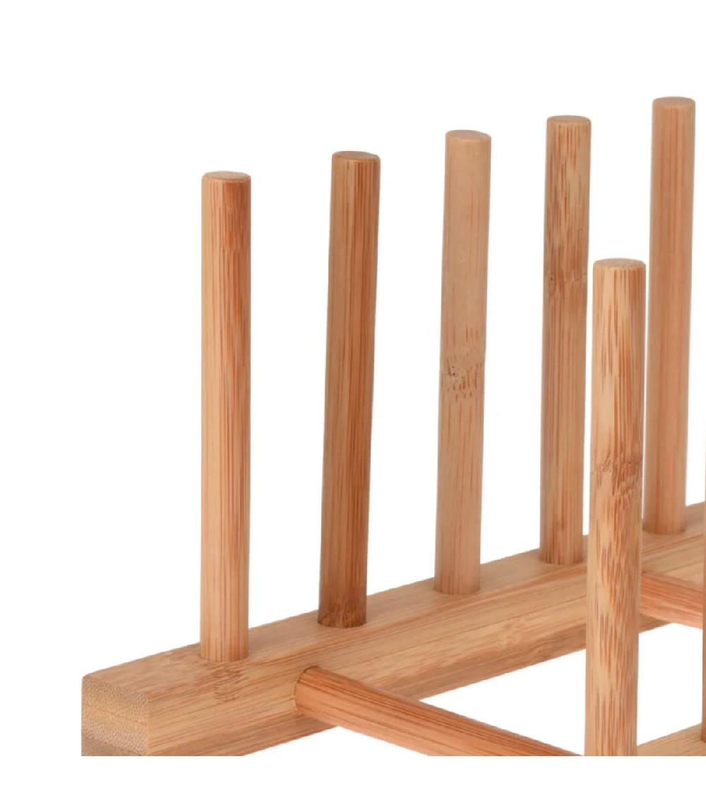 Wadiga Porte Assiettes En Bambou 4 Assiettes