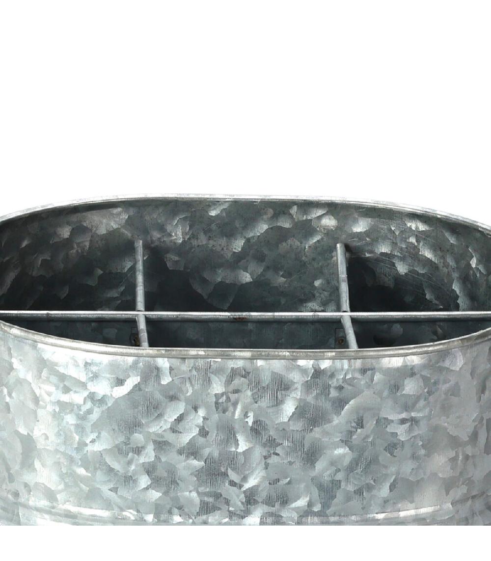 Wadiga Porte Bouteilles Métal Zinc 6 Bouteilles