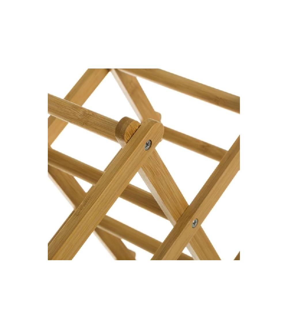 Wadiga Porte Bouteilles Pliable En Bambou