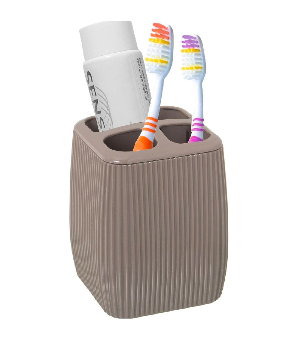 Wadiga Porte Brosse à Dents Acrylique Beige