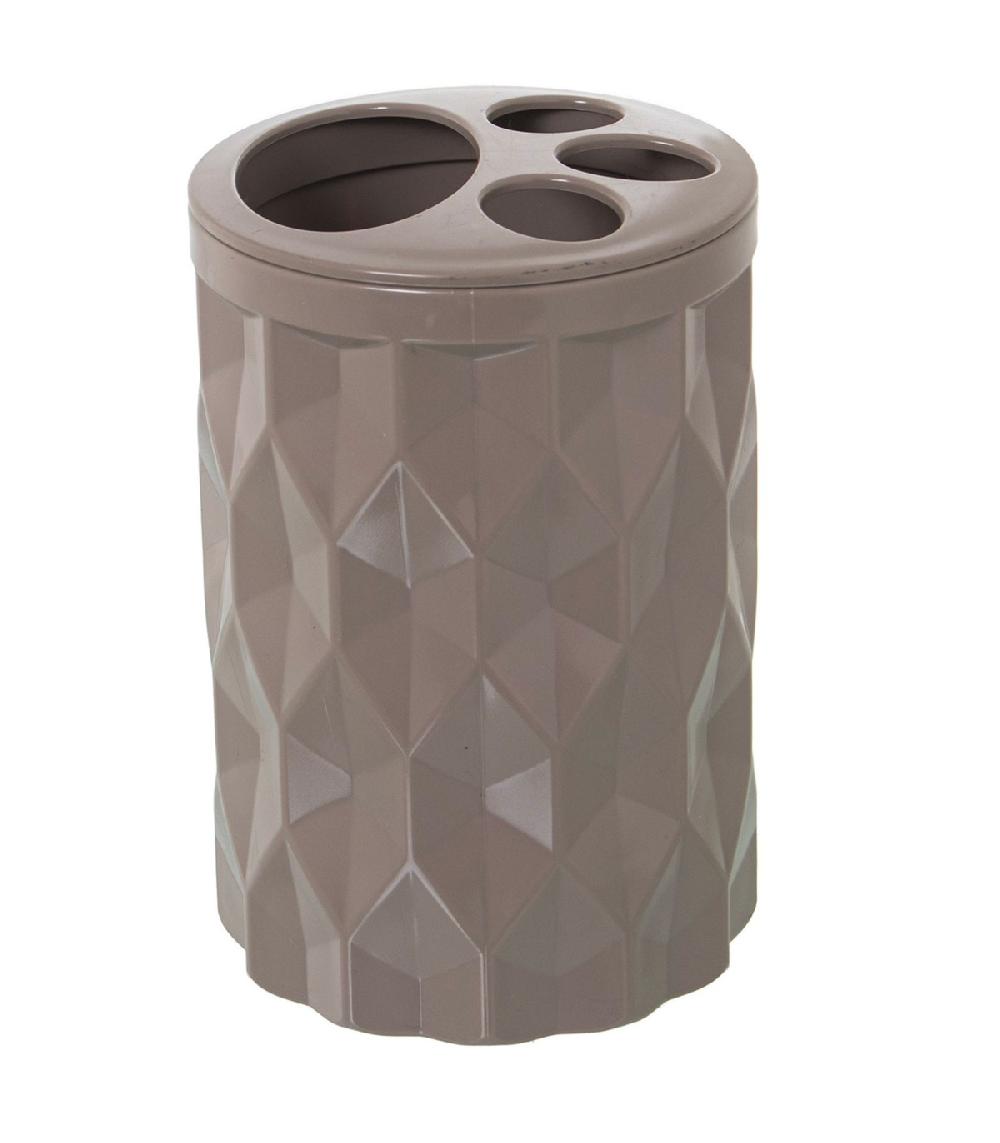 wadiga Porte brosse à dents acrylique beige