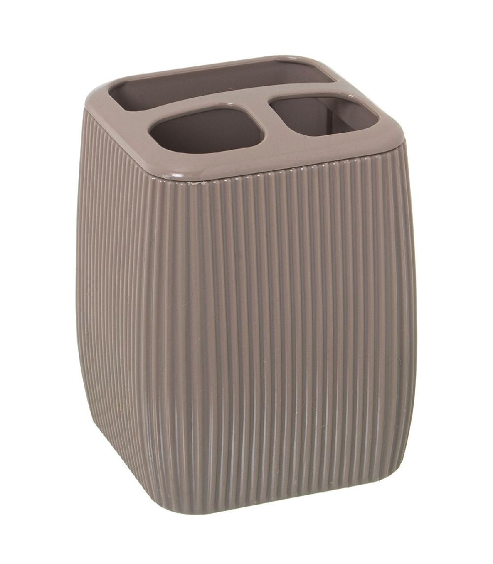 wadiga Porte brosse à dents acrylique beige