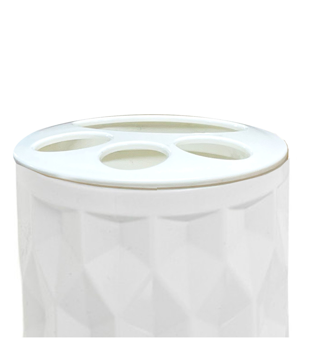 Wadiga Porte Brosse à Dents Acrylique Blanc