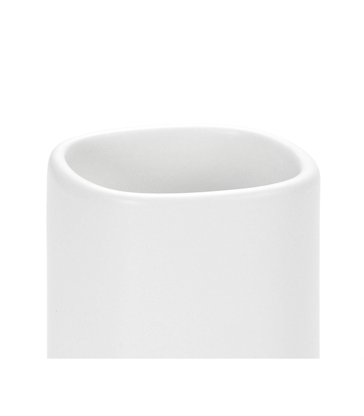 Wadiga Porte Brosse à Dents En Céramique Blanche