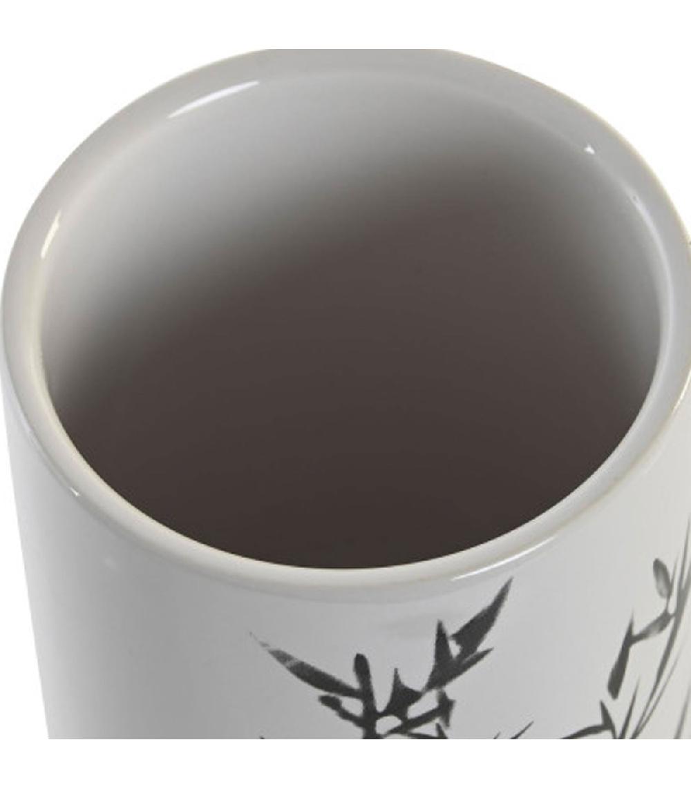 Wadiga Porte Brosse à Dents En Grès 8x8x11cm