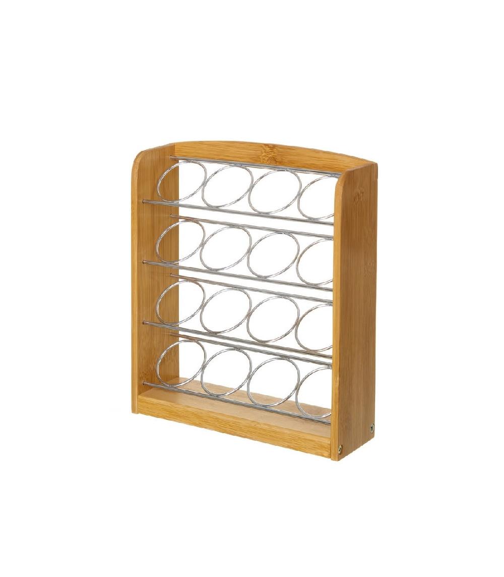 wadiga Porte-Capsules Dolce Gusto Bambou et Métal