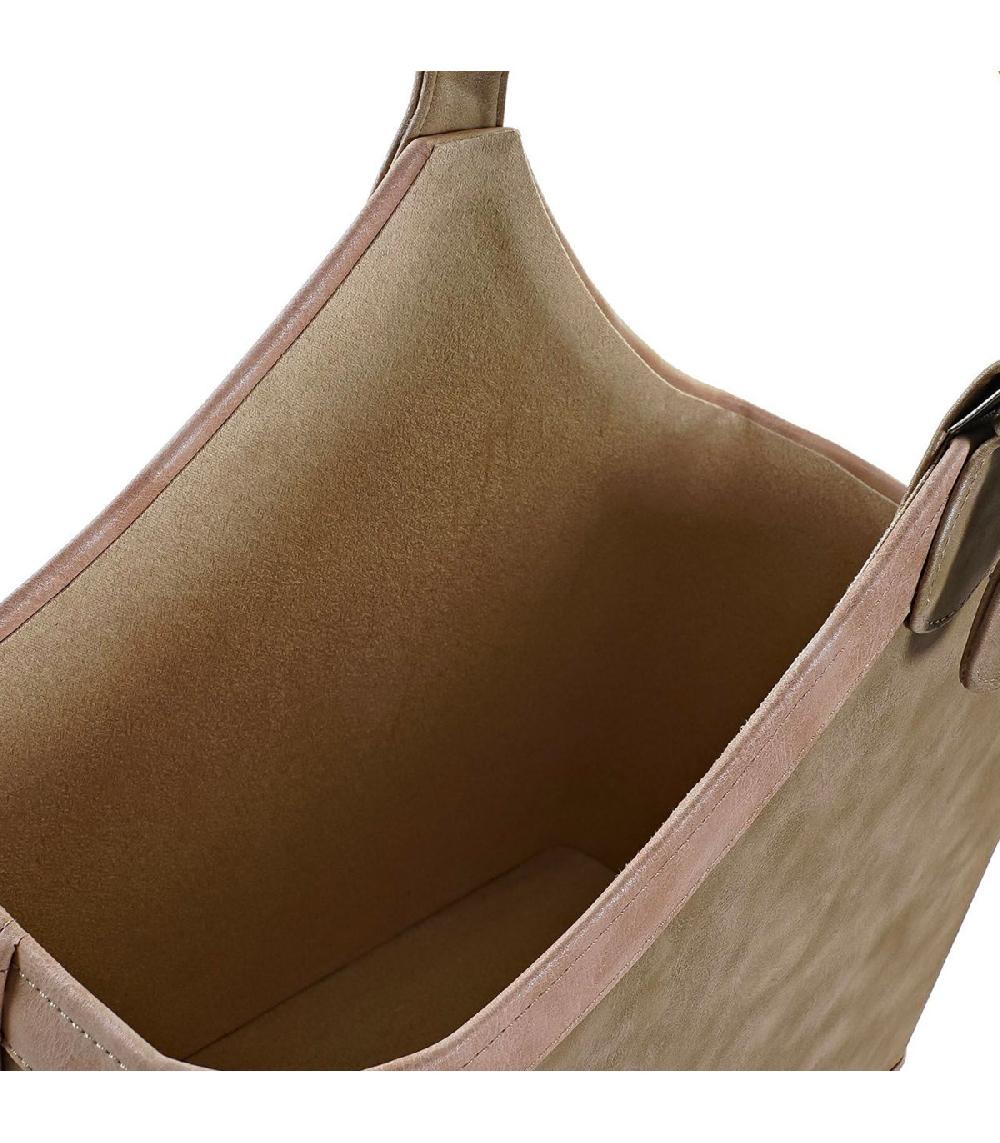 Wadiga Porte-revues à Poser En Similicuir Marron