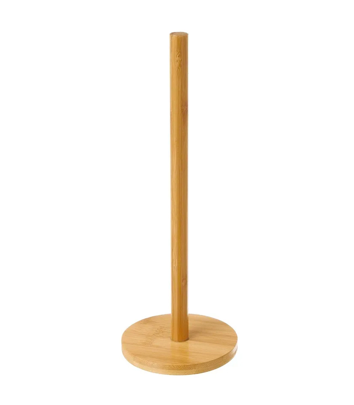 wadiga Porte rouleau essuie-tout bambou 12x12x33cm