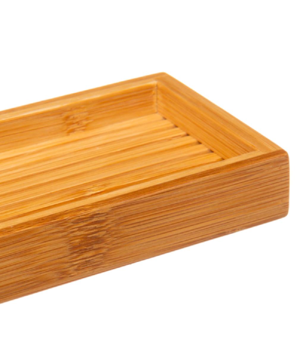 Wadiga Porte Savon Bambou - 12.3x8x2.5cm