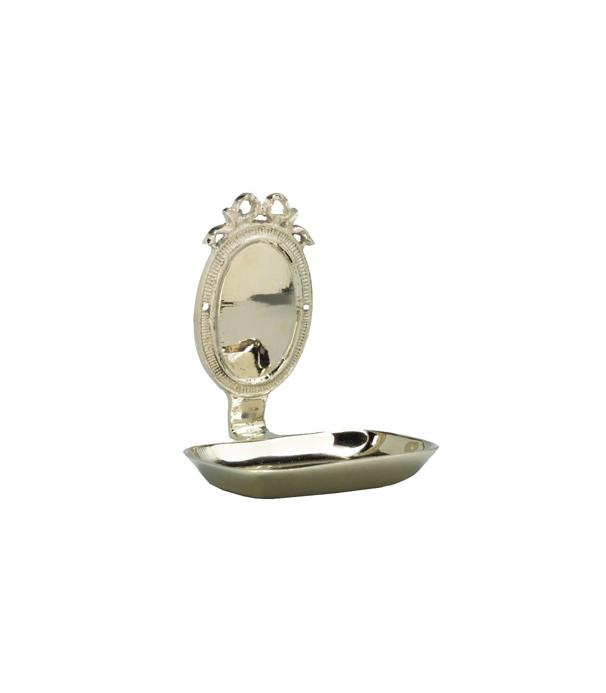 wadiga Porte Savon Mural Classique en Nickel