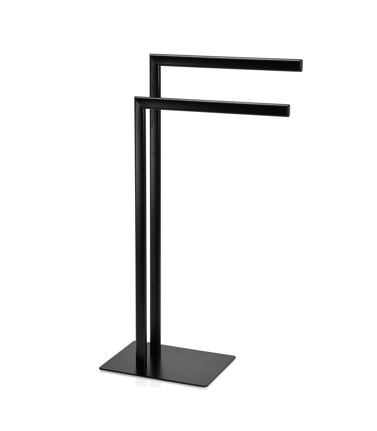 wadiga Porte-Serviettes à Poser en Métal Noir Mat