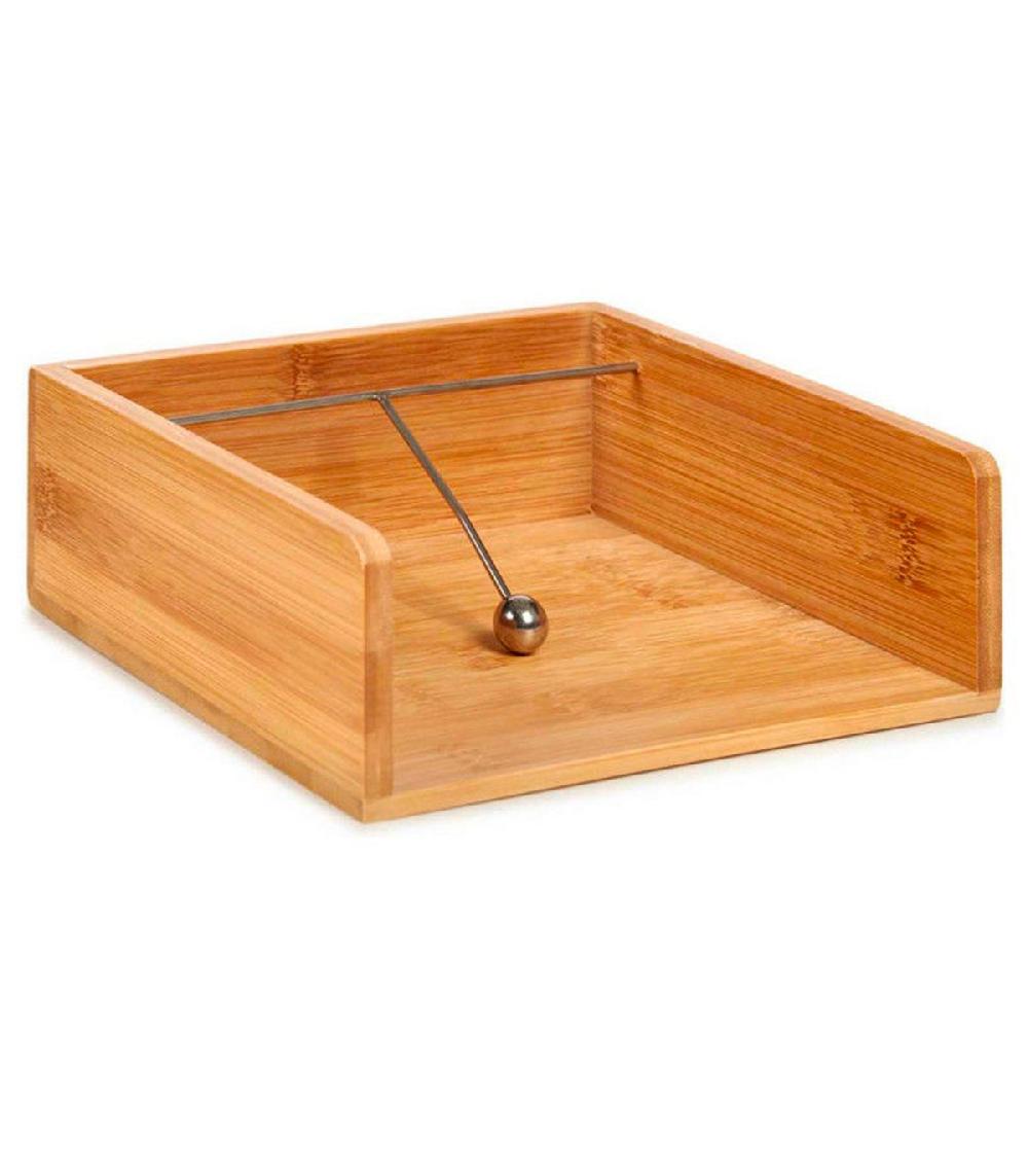 wadiga Porte serviettes en papier en bambou