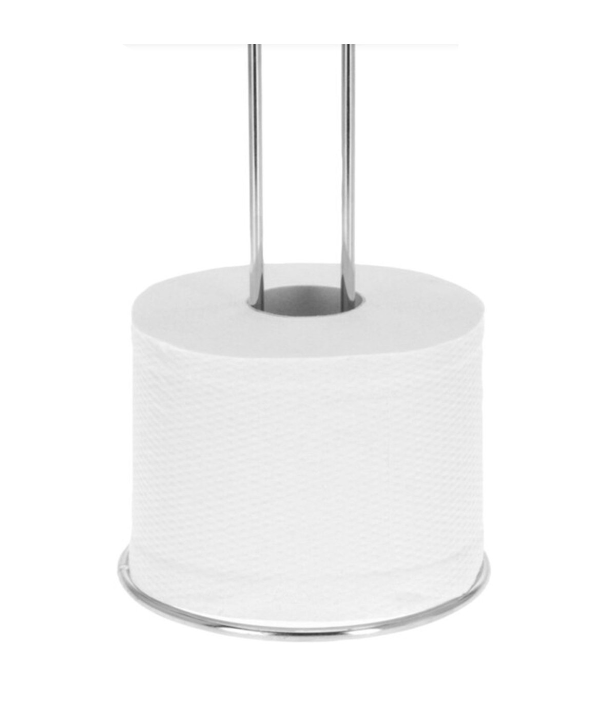 Wadiga Porte Stock Rouleaux Papier WC Métal Chromé
