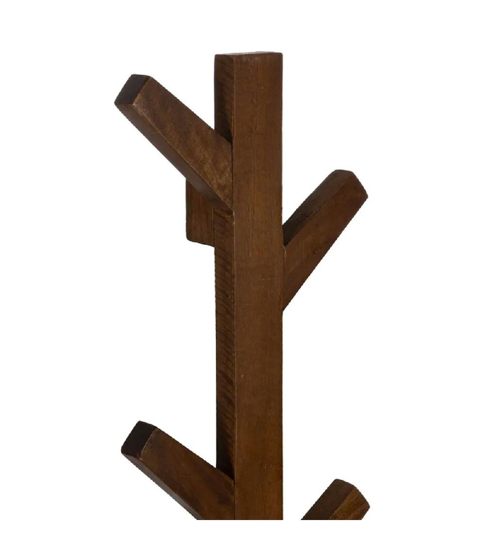 Wadiga Portemanteau Mural Bois Manguier 23x7x123cm