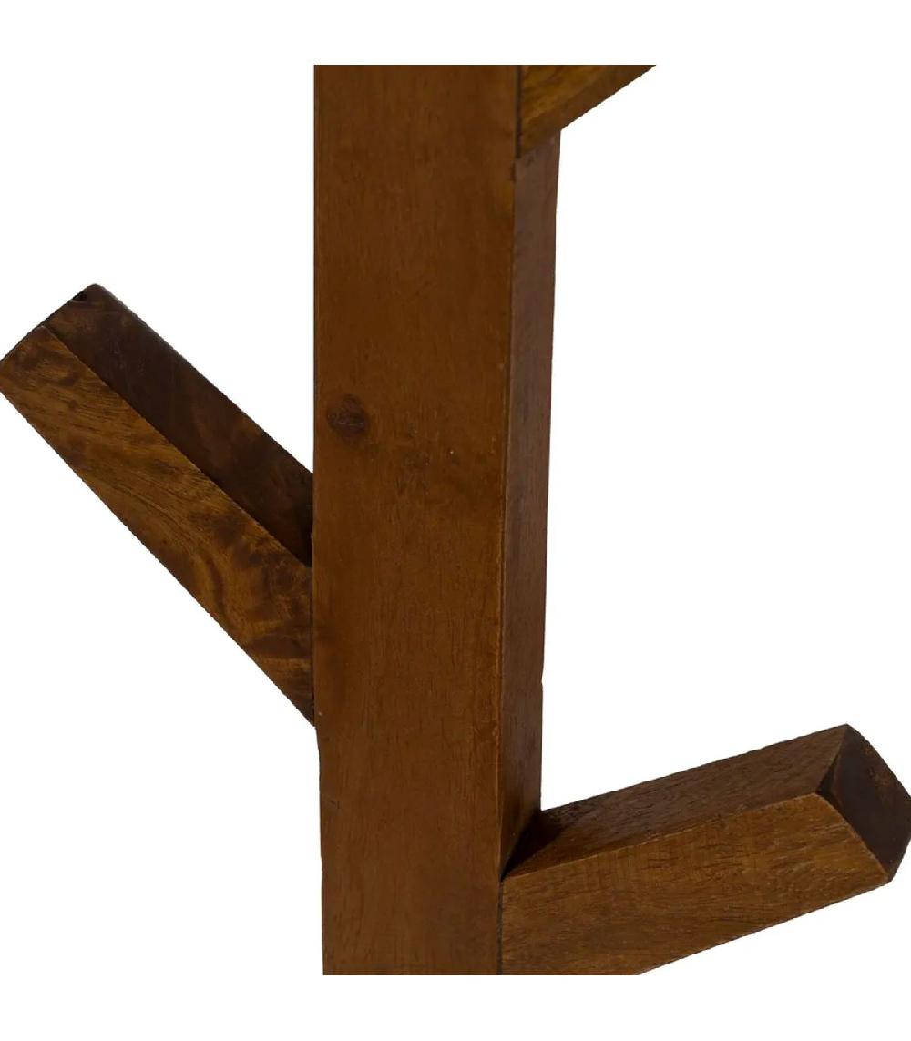 Wadiga Portemanteau Mural Bois Manguier 23x7x123cm