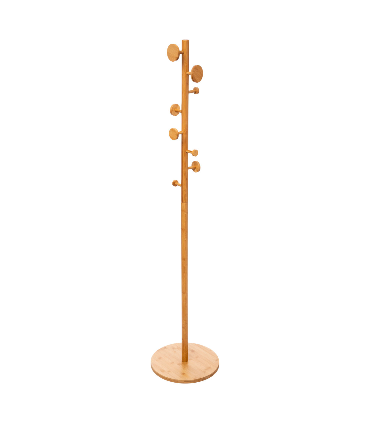 wadiga Portemanteau sur pied bambou - 38x38x175cm