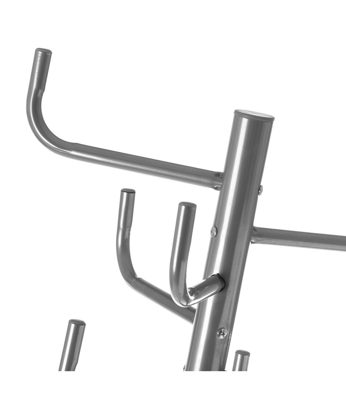 Wadiga Portemanteau Sur Pied Métal Gris