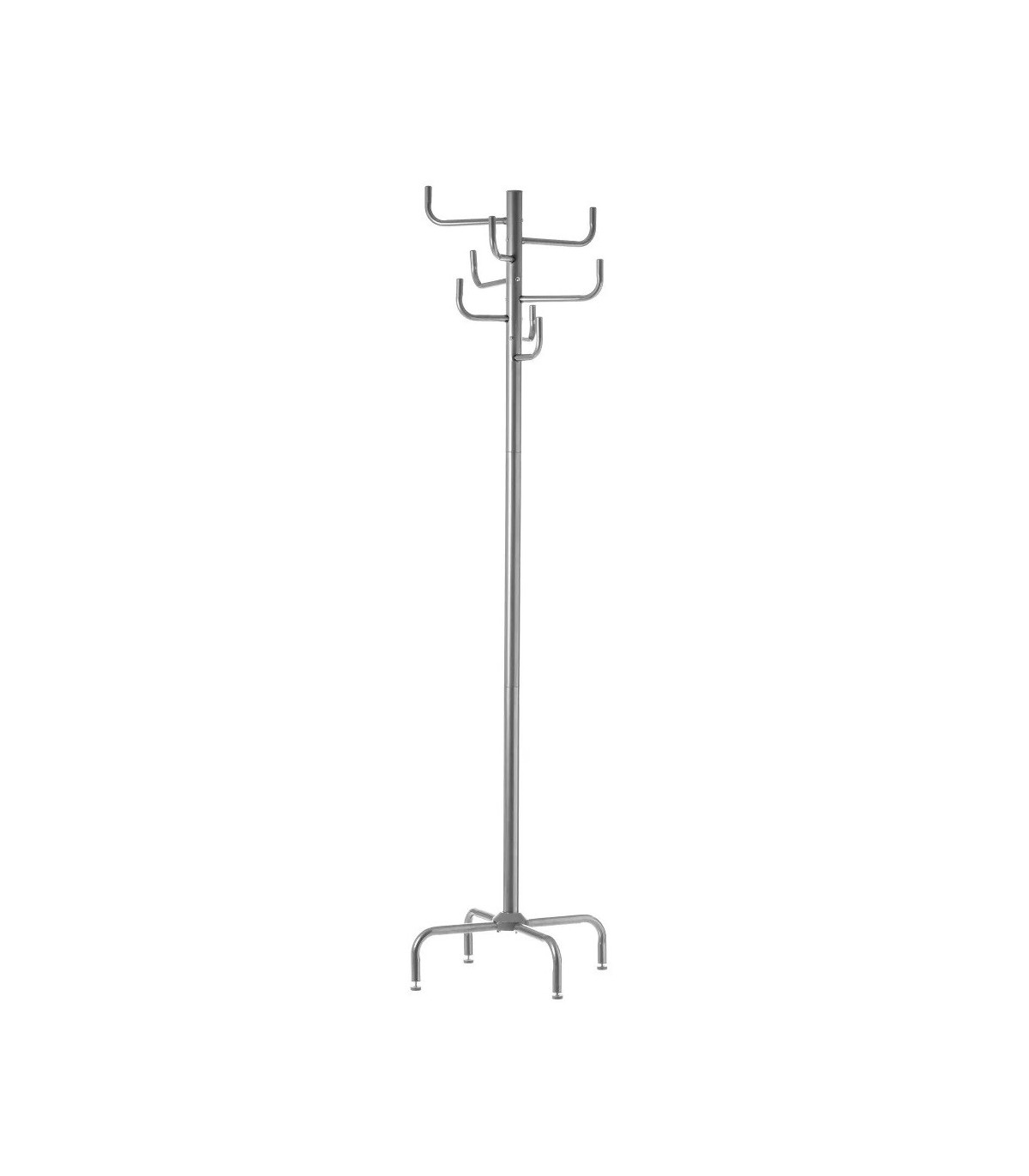 wadiga Portemanteau sur Pied Métal Gris