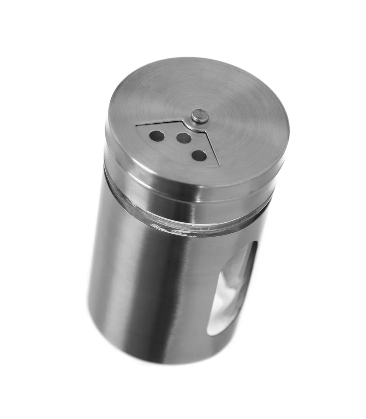 Wadiga Pot à épices Rond En Métal Et Verre