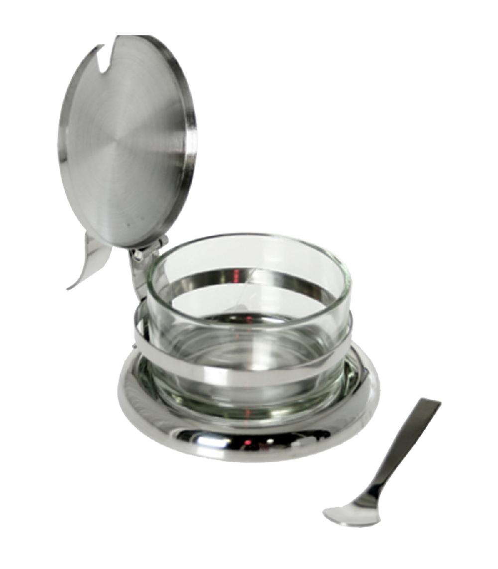 Wadiga Pot à Parmesan Verre Avec Cuillère