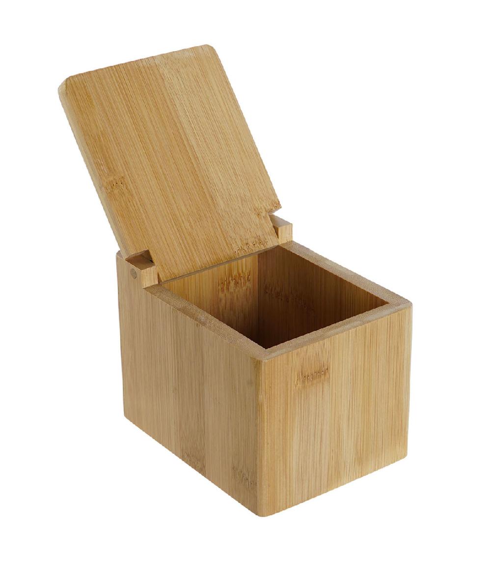 Wadiga Pot à Sel Bambou 10x13x10cm
