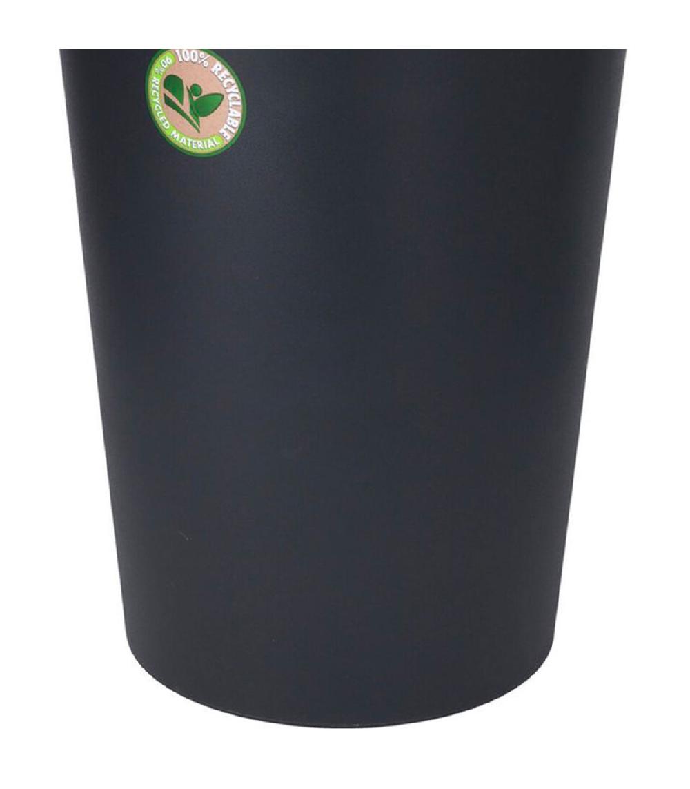 Wadiga Poubelle De Cuisine Plastique Noir 50L