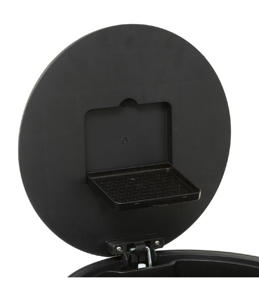 Wadiga Poubelle De Cuisine Ronde Inox - 30L