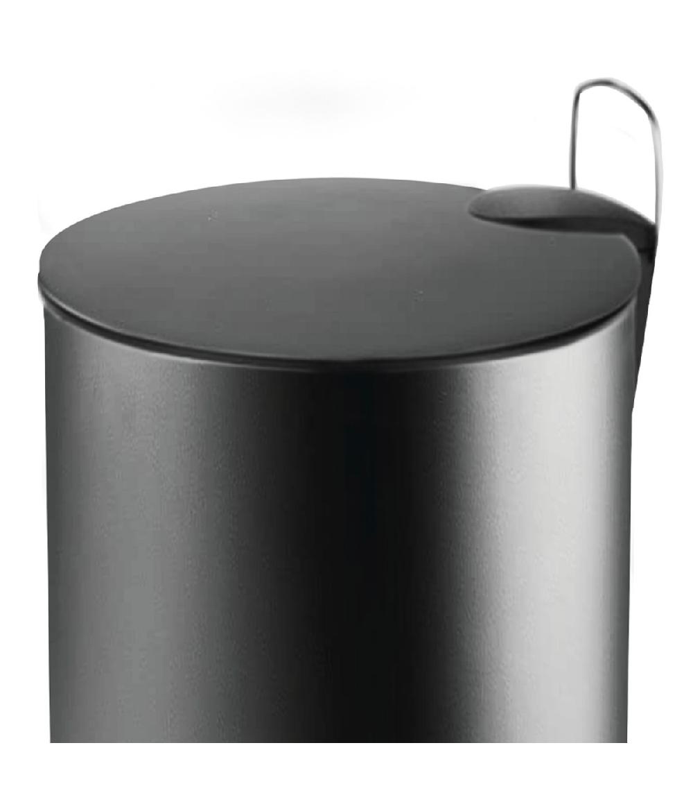 Wadiga Poubelle De Cuisine Ronde Noire 27L