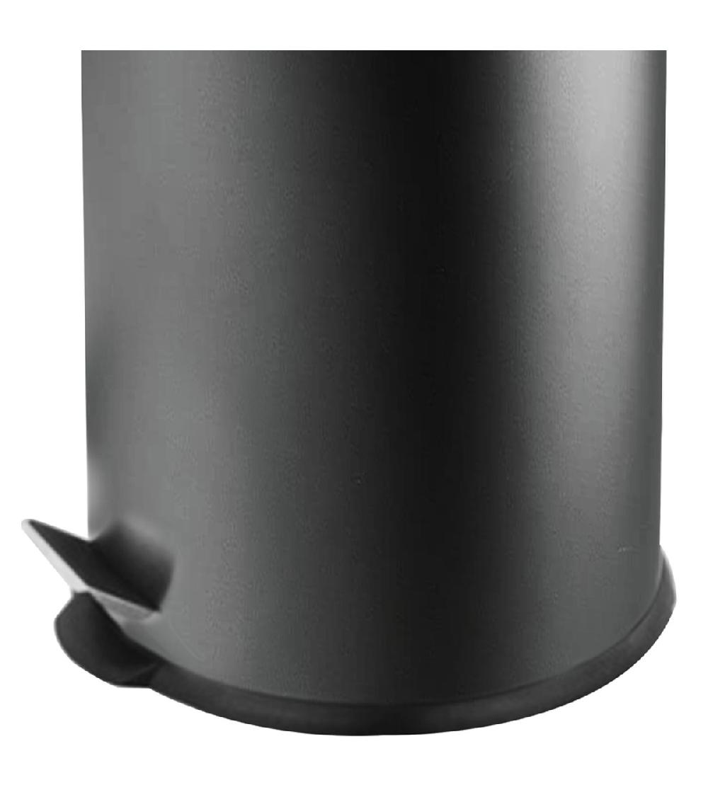Wadiga Poubelle De Cuisine Ronde Noire 27L