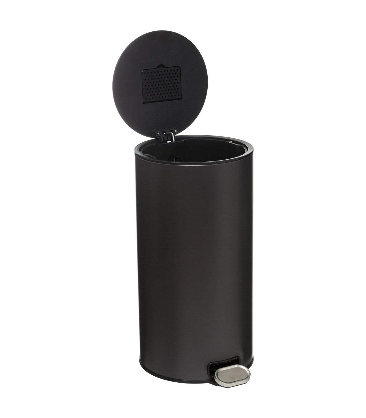 Wadiga Poubelle De Cuisine Ronde Noire - 30L