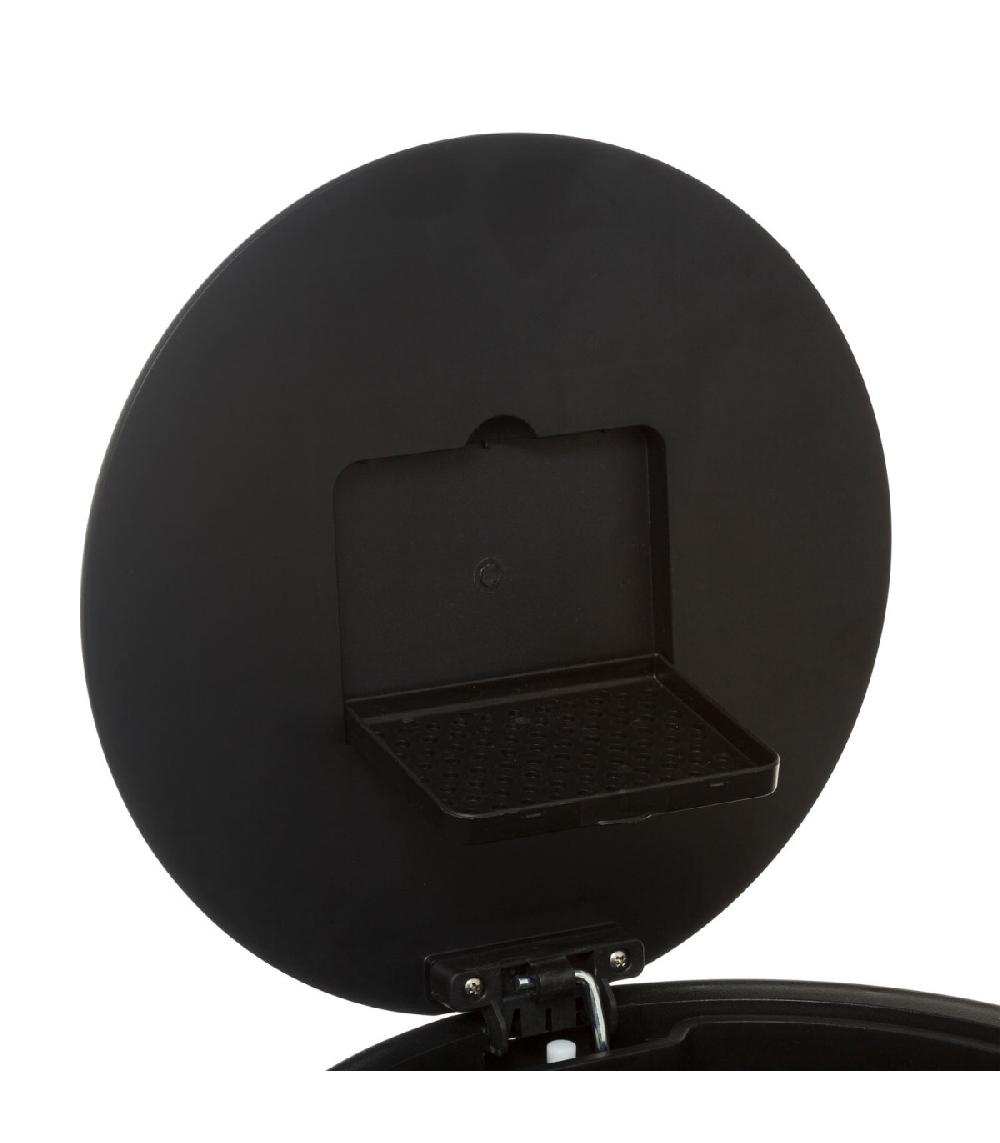 Wadiga Poubelle De Cuisine Ronde Noire - 30L