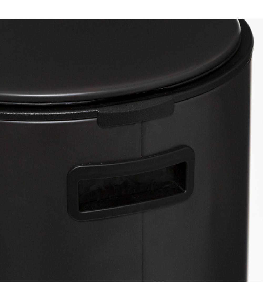 Wadiga Poubelle De Cuisine Ronde Noire - 30L