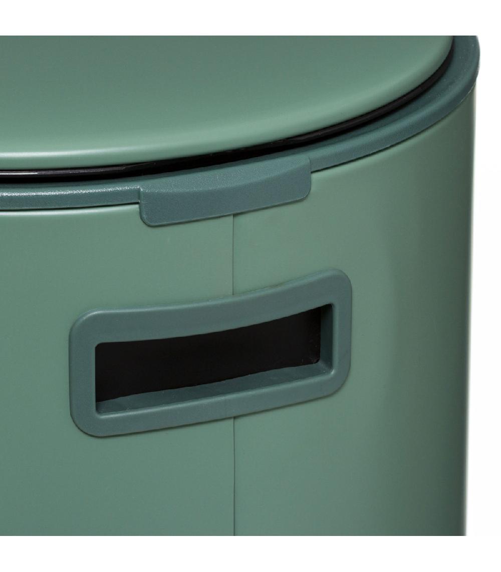 Wadiga Poubelle De Cuisine Ronde Verte - 30L
