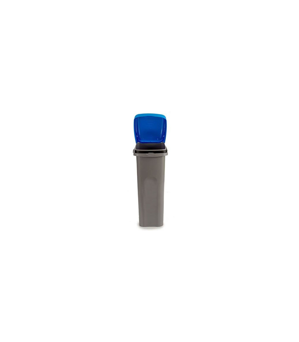 Wadiga Poubelle De Tri Sélectif à Rabat Bleu - 25L