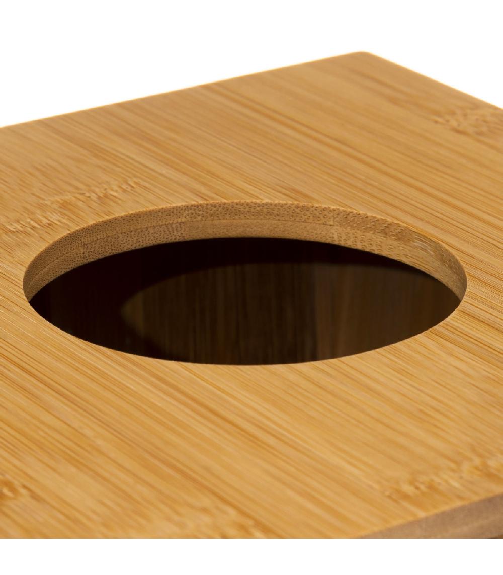 Wadiga Poubelle Salle De Bain Bambou - 6L