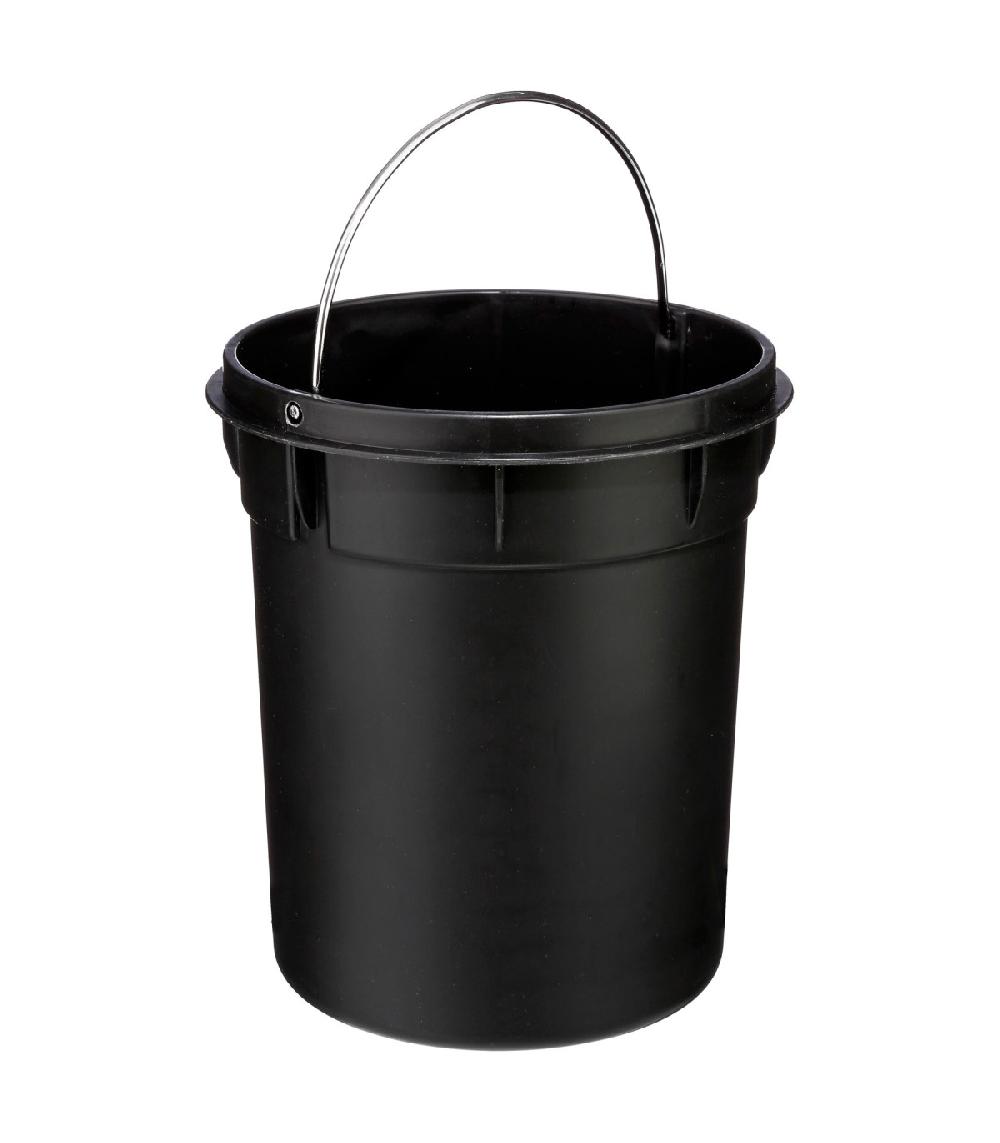 Wadiga Poubelle Salle De Bain Métal Gris Ronde - 3L
