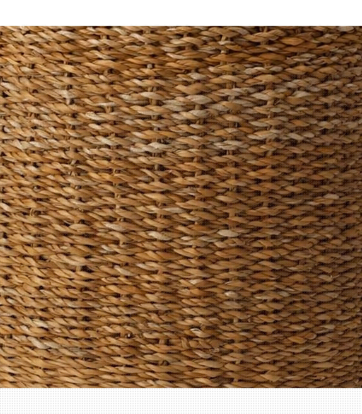 Wadiga Pouf Rond En Rotin 40x40x40cm