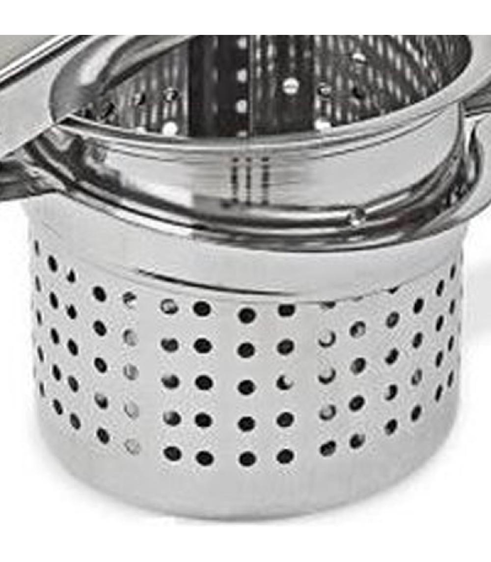 Wadiga Presse Purée En Acier Inoxydable 8x8x25cm