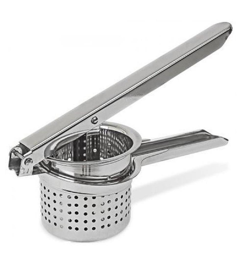 wadiga Presse purée en acier inoxydable 8x8x25cm