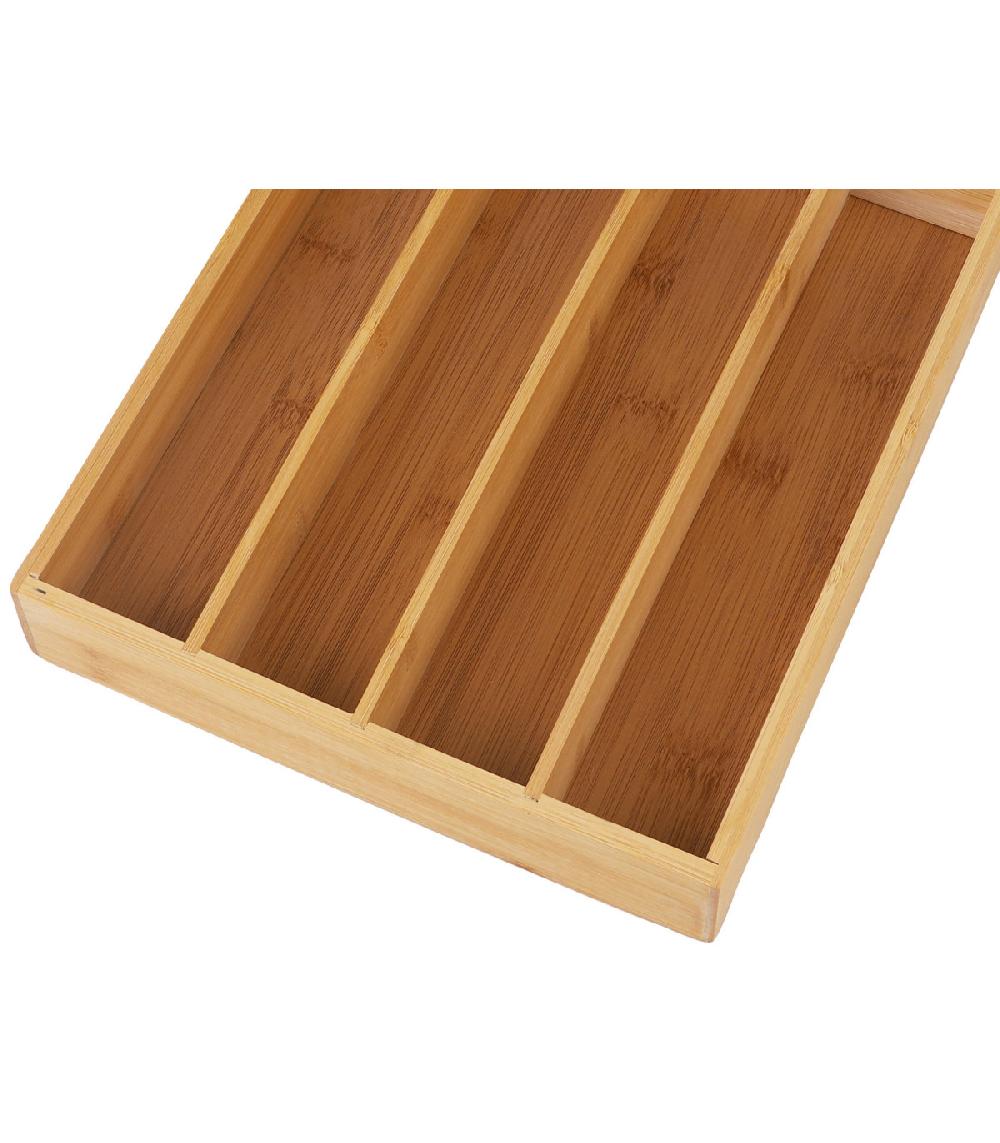 Wadiga Range-couverts Bambou 5 Compartiments