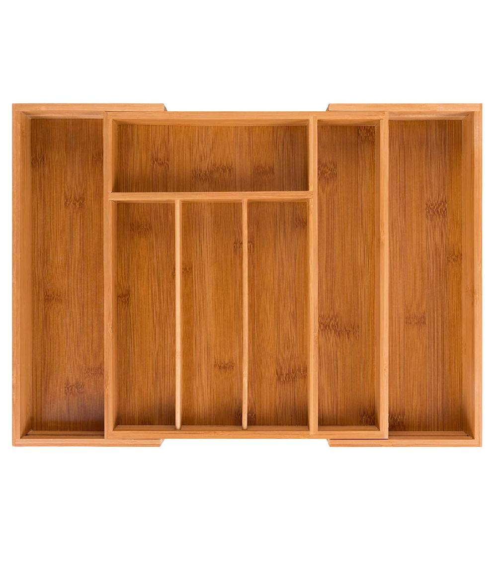wadiga Range-couverts bambou extensible