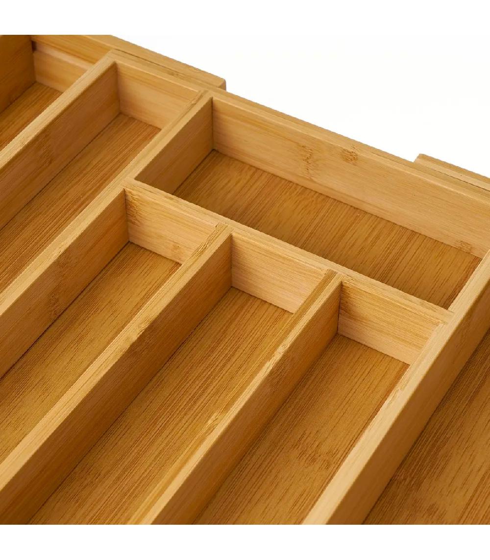 Wadiga Range-Couverts Organiseur Bambou Extensible