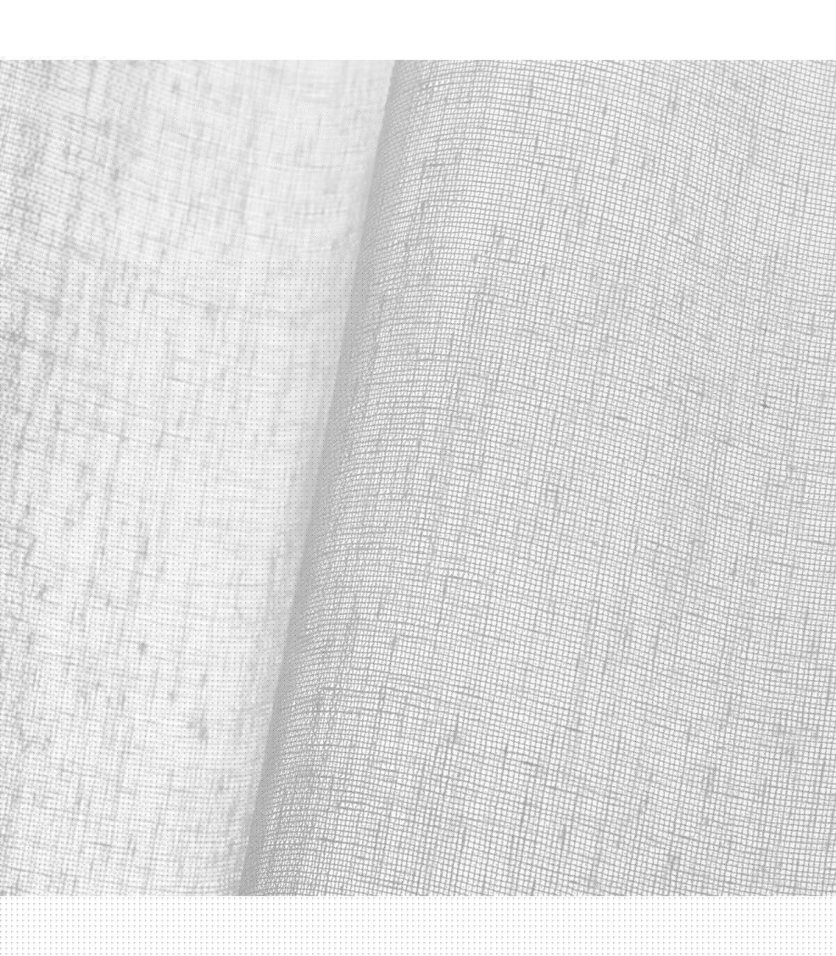 Wadiga Rideau Blanc Effet Lin - 140x260cm
