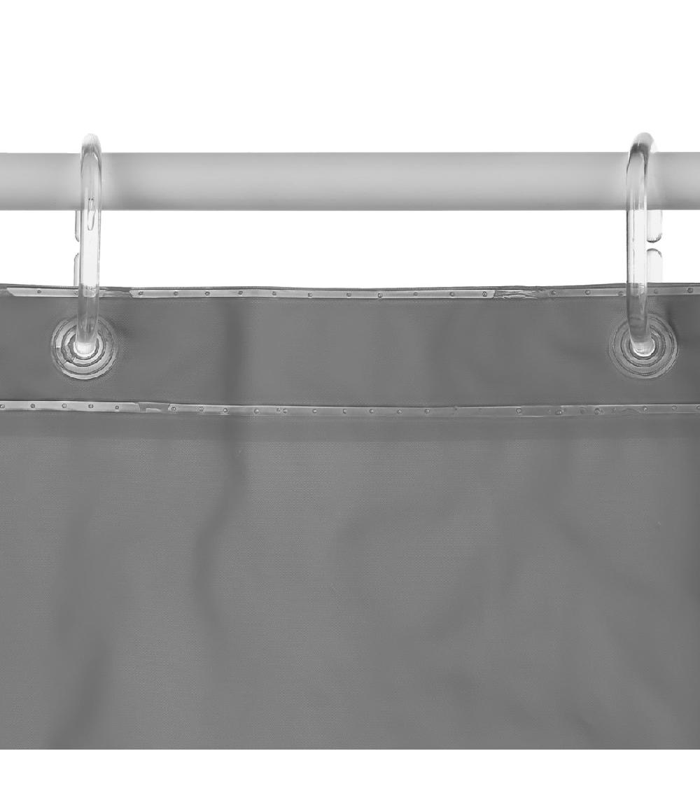 Wadiga Rideau De Douche Gris - 180x200cm