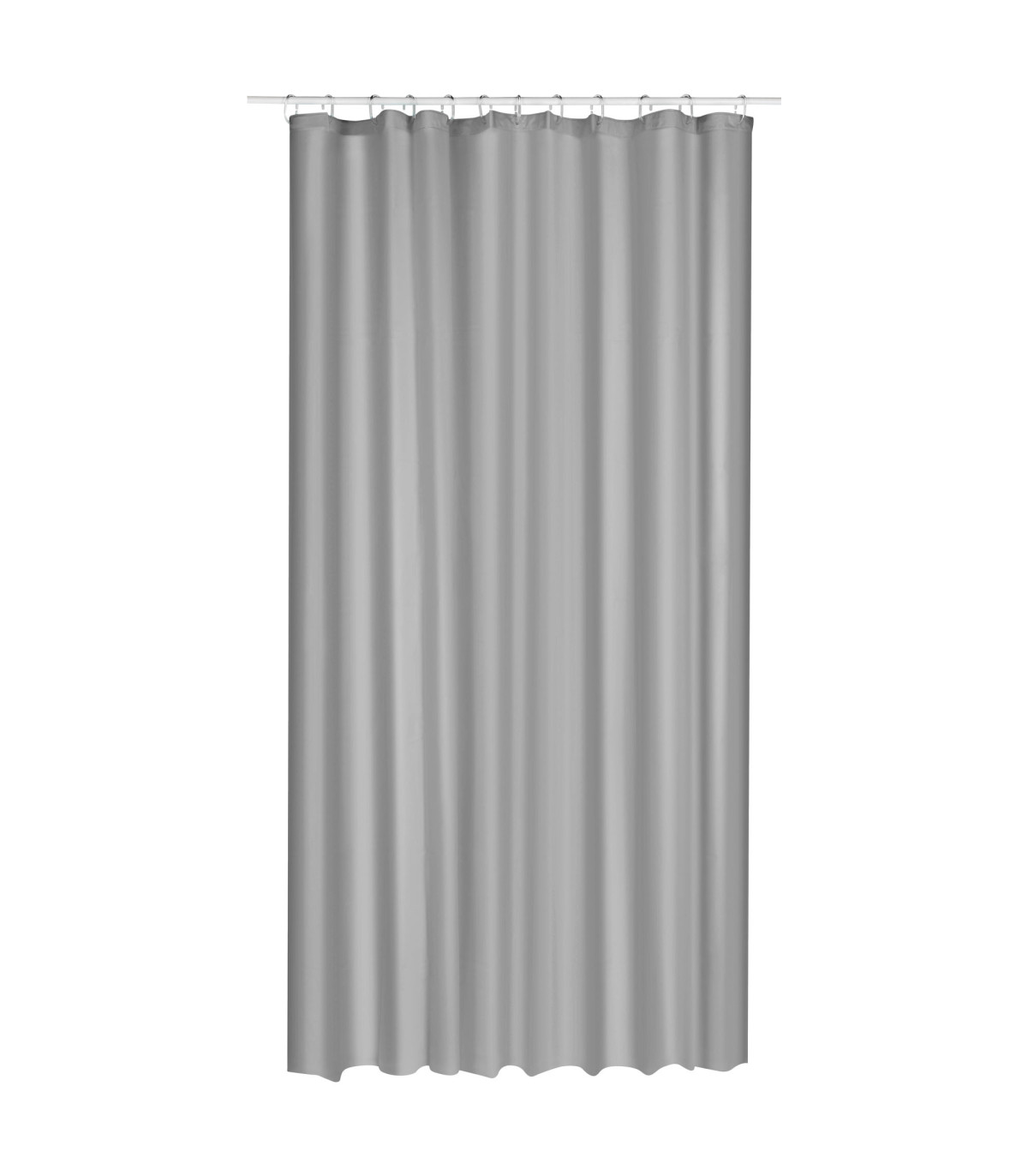 wadiga Rideau de douche gris - 180x200cm