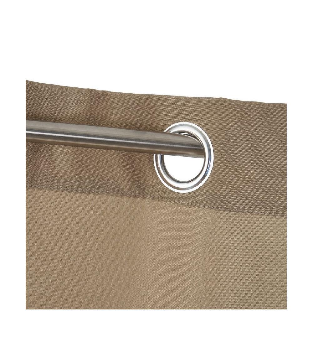 Wadiga Rideau Toile Oxford Beige Foncé - 140x260cm