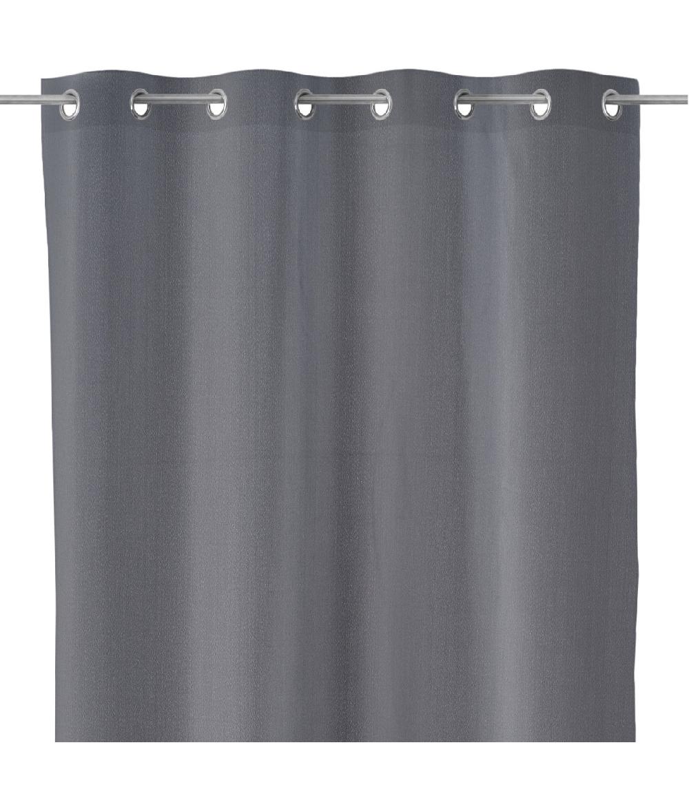 Wadiga Rideau Toile Oxford Gris - 140x260cm