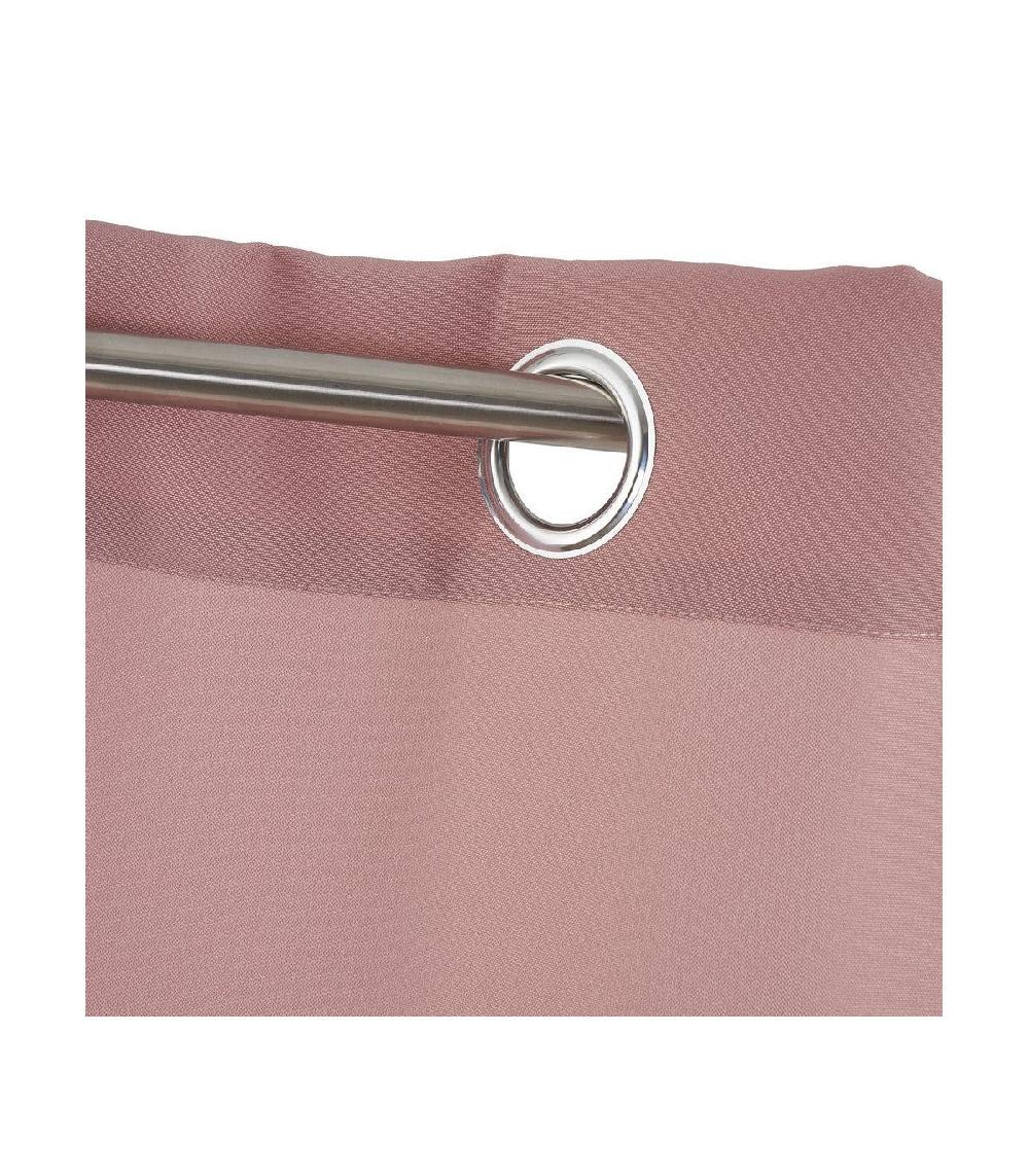 Wadiga Rideau Toile Oxford Vieux Rose - 140x260cm